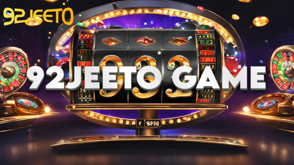 "A preview of the 92Jeeto App interface, highlighting its gaming options and user-friendly design."