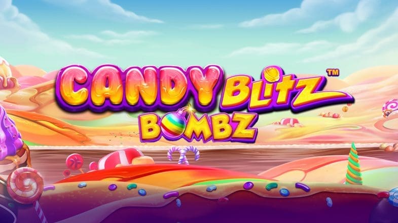 Candy Blitz Bombs Slot by Pragmatic Play with vibrant candy-themed graphics and cascading reels.